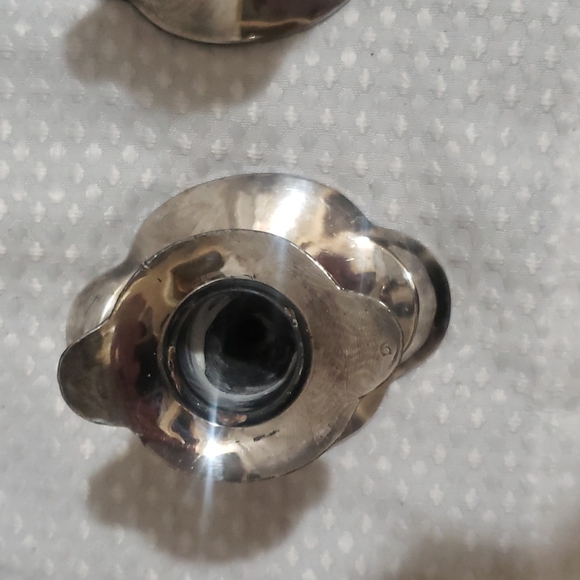 2x Vintage Queen City Silver Co. Silver Plated Candle Holder - Picture 3 of 8